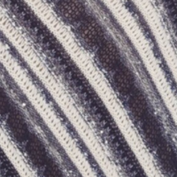 SPARKLE STRIPED PONCHO - Picture 5 of 5